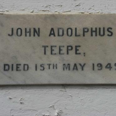 TEEPE John Adolphus -1945
