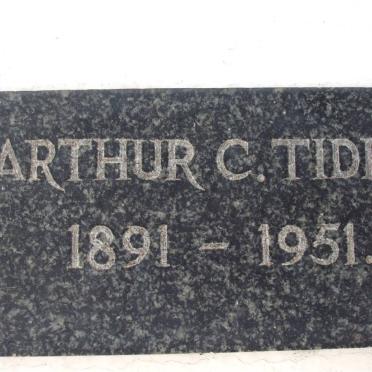 TIDDY Arthur C. 1891-1951