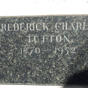 TUTTON Frederick Charles 1870-1952