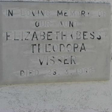 VISSER Elizabeth Theodora -1968
