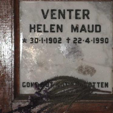 VENTER Helen Maud 1902-1990