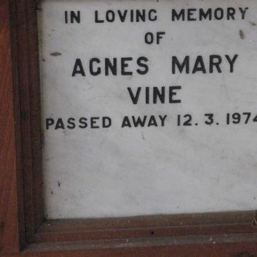 VINE Agnes Mary -1974