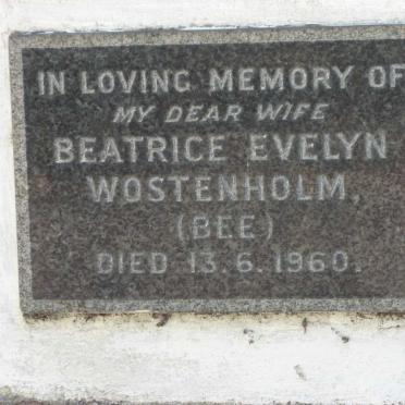 WOSTENHOLM Beatrice Evelyn -1960