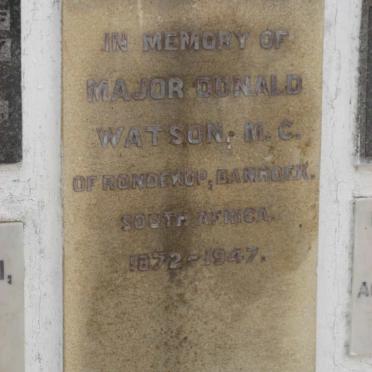 WATSON Ronald 1872-1947