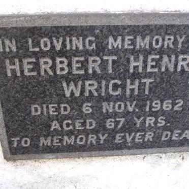 WRIGHT Herbert Henry -1962