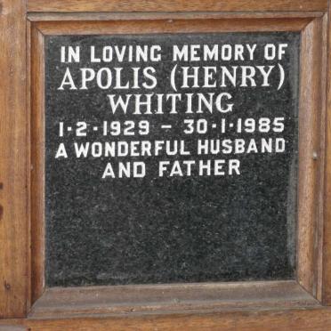 WHITING Apolis 1929-1985