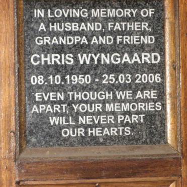 WYNGAARD Chris 1950-2006
