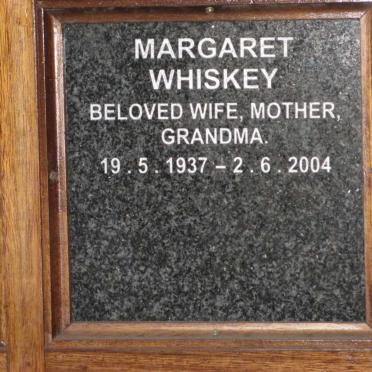 WHISKEY Margaret 1937-2004