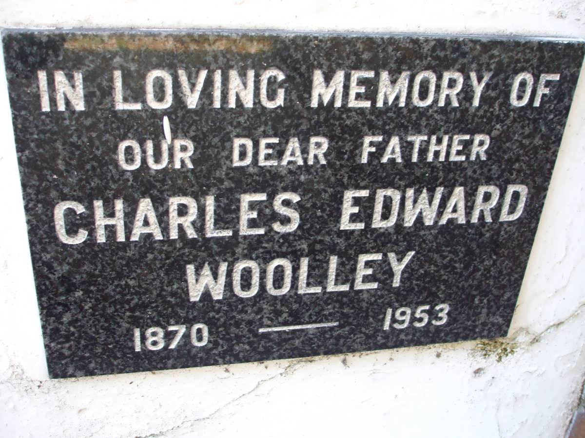 WOOLLEY Charles Edward 1870-1953