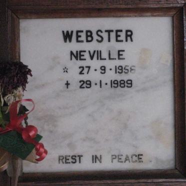 WEBSTER Neville 1956-1989