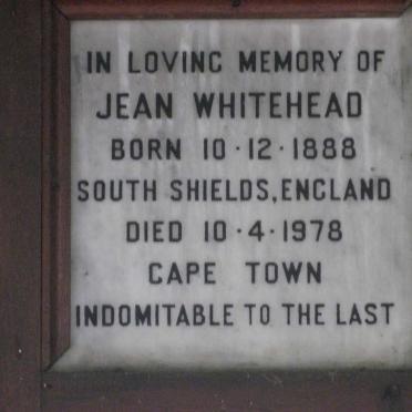 WHITEHEAD Jean 1888-1978