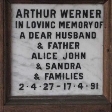 WERNER Arthur 1927-1991