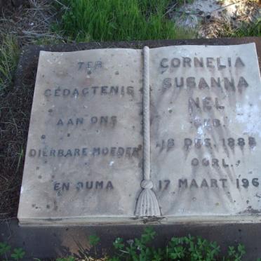 NEL Cornelia Susanna 1888-1965