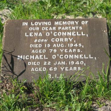 O'CONNELL Michael -1940 &amp; Lena CORRY -1945