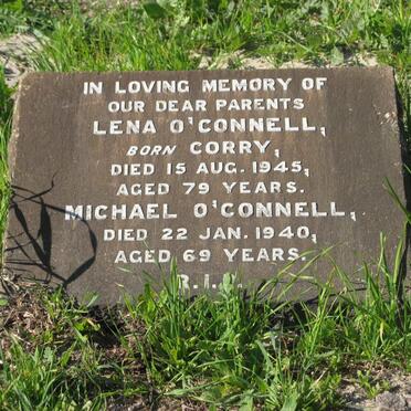 O'CONNELL Michael -1940 &amp; Lena CORRY -1945