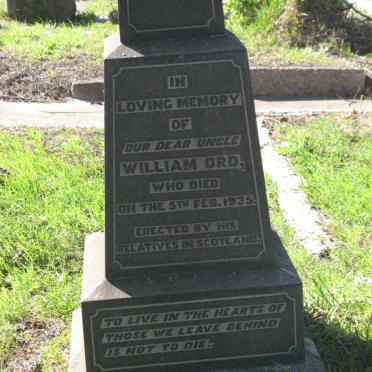 ORD William - 1935