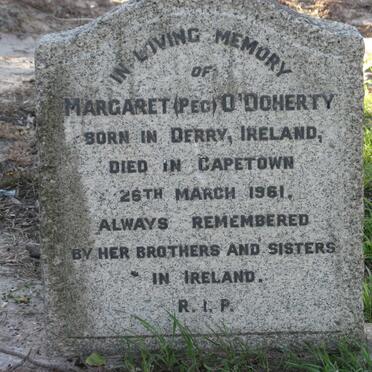 O'DOHERTY Margaret -1961