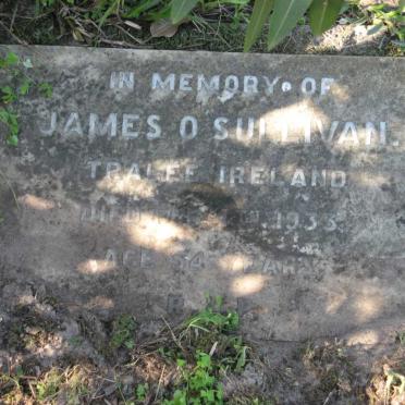 O'SULLIVAN James -1933