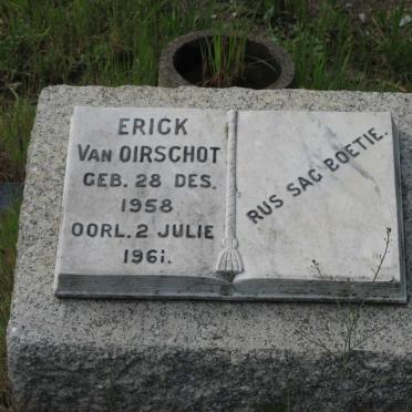 OIRSCHOT Erick, van 1958-1961