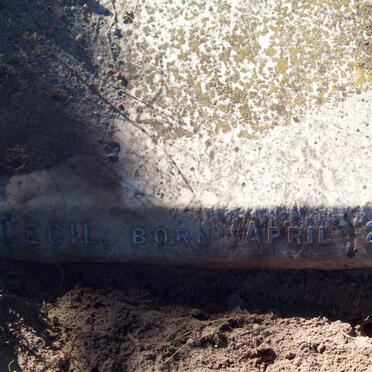 OAKES Cecil 1889-1890