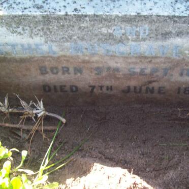 OAKES Ethel Musgrave 188?-1890