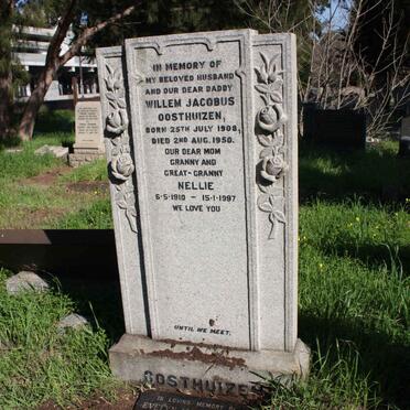 OOSTHUIZEN Willem Jacobus 1908-1950 &amp; Nellie 1910-1997 :: DIXON Dawid Daniel 1940-1995 &amp; Evelyn Marie OOSTHUIZEN 1934-19