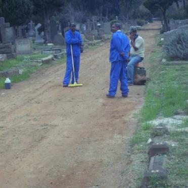 04. Workers at the cemetery