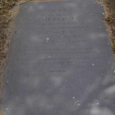 PEARD Philip -1854