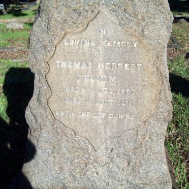 PEGRAM Thomas Herbert 1867-1918