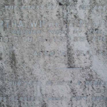 PETERSEN Martha Wilhelmina -1910