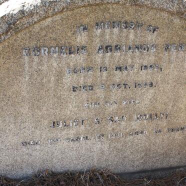 PENTZ Cornelis Adrianus 1883-1939 &amp; Juliet Susan -1971