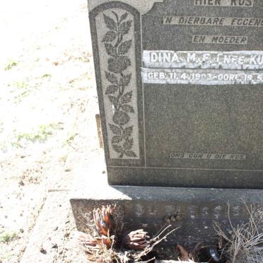 PLESSIS Dina M.E., du nee KUHN 1903-1950