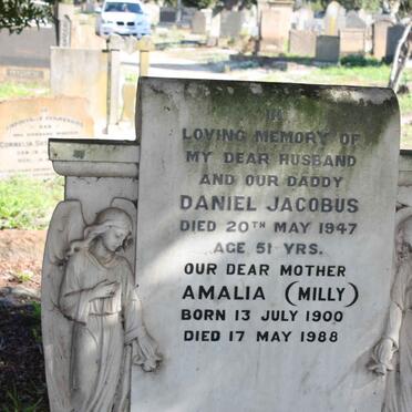 PLESSIS Daniel Jacobus, du -1947 &amp; Amalia 1900-1988