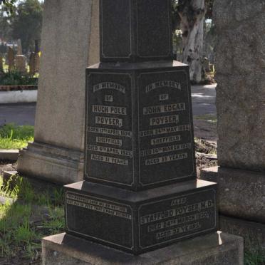 POYSER John Edgar 1866-1921 :: POYSER Hugh Pole 1874-1925 :: POYSER Stafford -1930