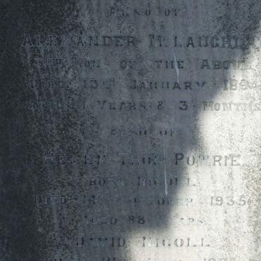 POWRIE Helen -1935 :: POWRIE Alexander McLaughlan -189?