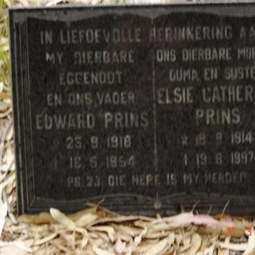 PRINS Edward 1918-1954 &amp; Elsie Catharina 1914-1997