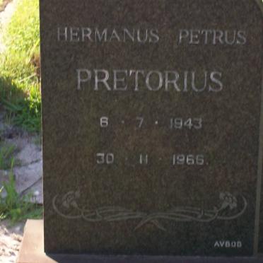 PRETORIUS Herman Petrus 1943-1966
