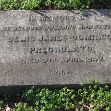 PREGNOLATO Denis James Dominco -1947