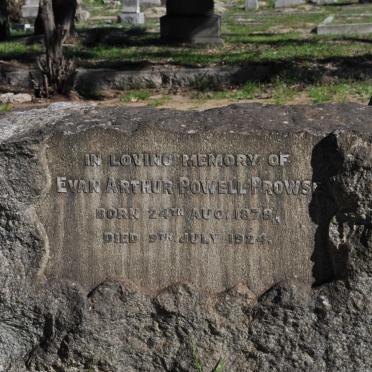 PROWSE Evan Arthur Powell 1878-1924