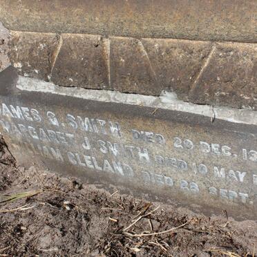 SMITH James G. -1906 &amp; Margaret -1893 :: CLELAND William -19?4