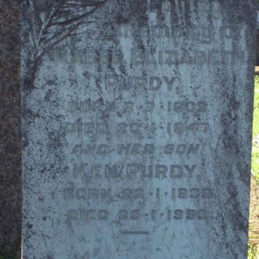 PURDY Mabel Elizabeth 1902-1947  :: PURDY Ken 1939-1953