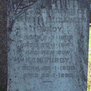 PURDY Mabel Elizabeth 1902-1947  :: PURDY Ken 1939-1953