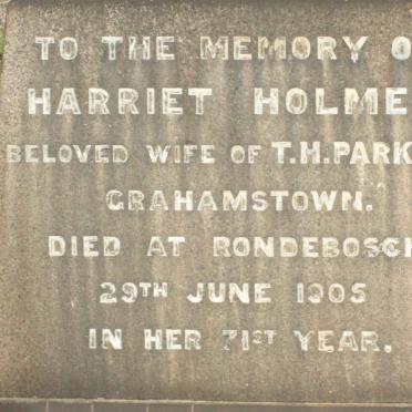PARKER Harriet Holmes -1905