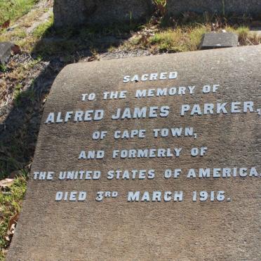 PARKER Alfred James -1916