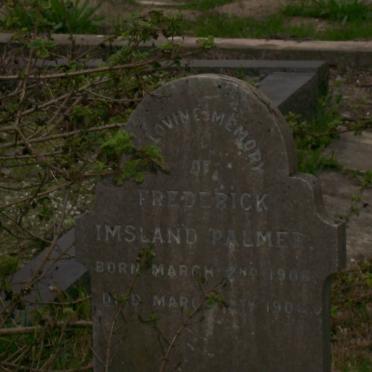 PALMER Frederick Imsland 1906-1906