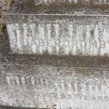 ABERCROMBY Esther Susanna -1929