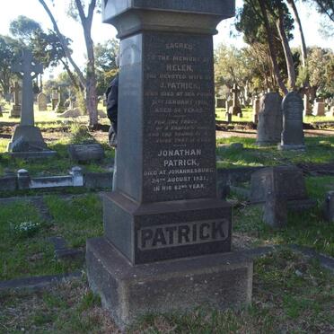 PATRICK Jonathan -1921 &amp; Helen -1919 :: PATRICK Charles Henry -1918