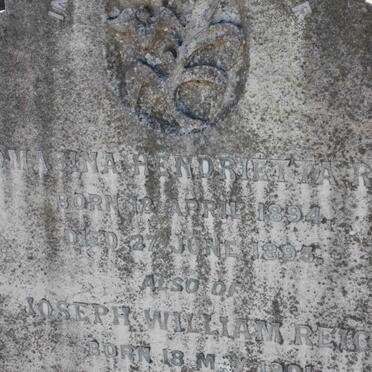 REICH Thomasina Hendrietta 1894-1895 