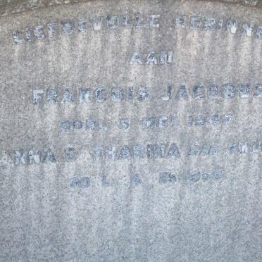 RETIEF Francois Jacobus -1947 &amp; Anna Catharina SMUTS -1958