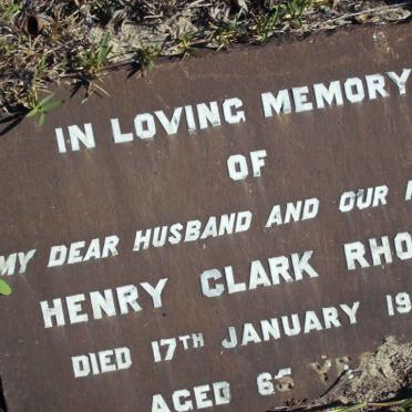 RHODES Henry Clark -1945 